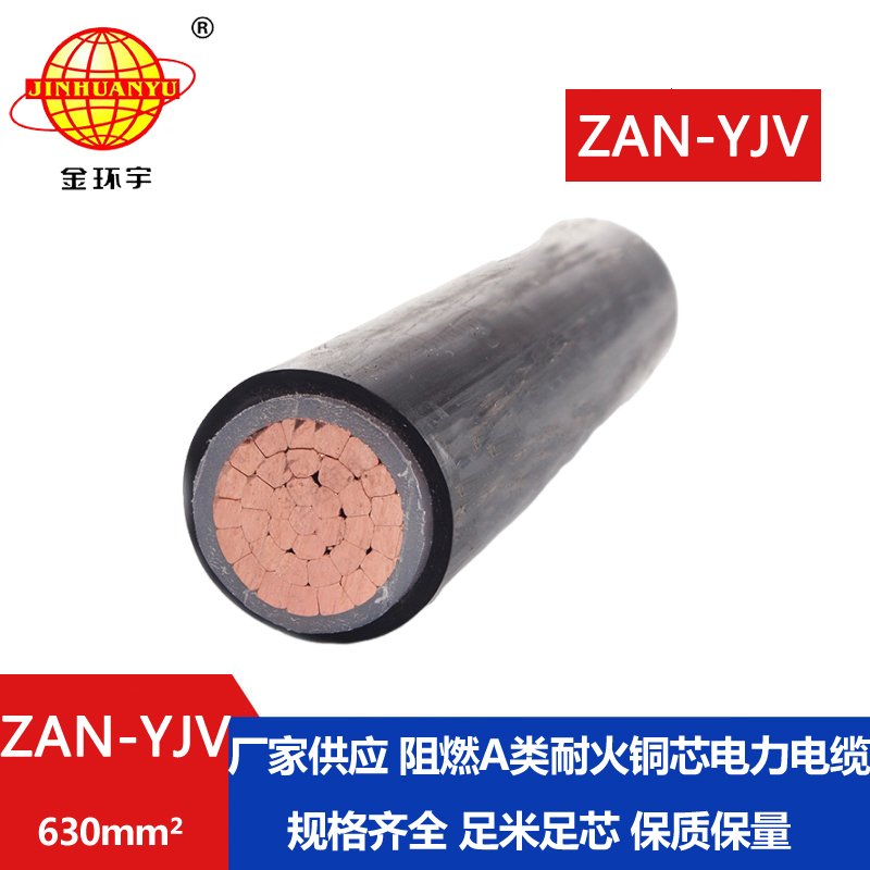 金環(huán)宇電線(xiàn)電纜 深圳yjv電纜ZAN-YJV 630 耐火電纜